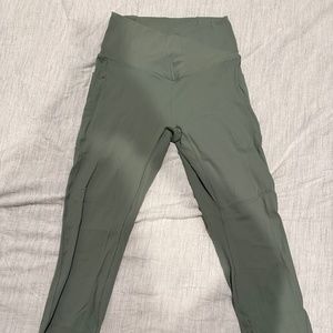 Halara Crossover Leggings, Sea-foam Green